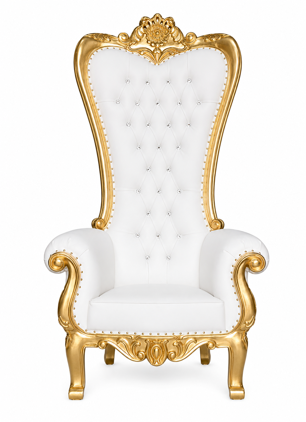 Wooden High Back Chair