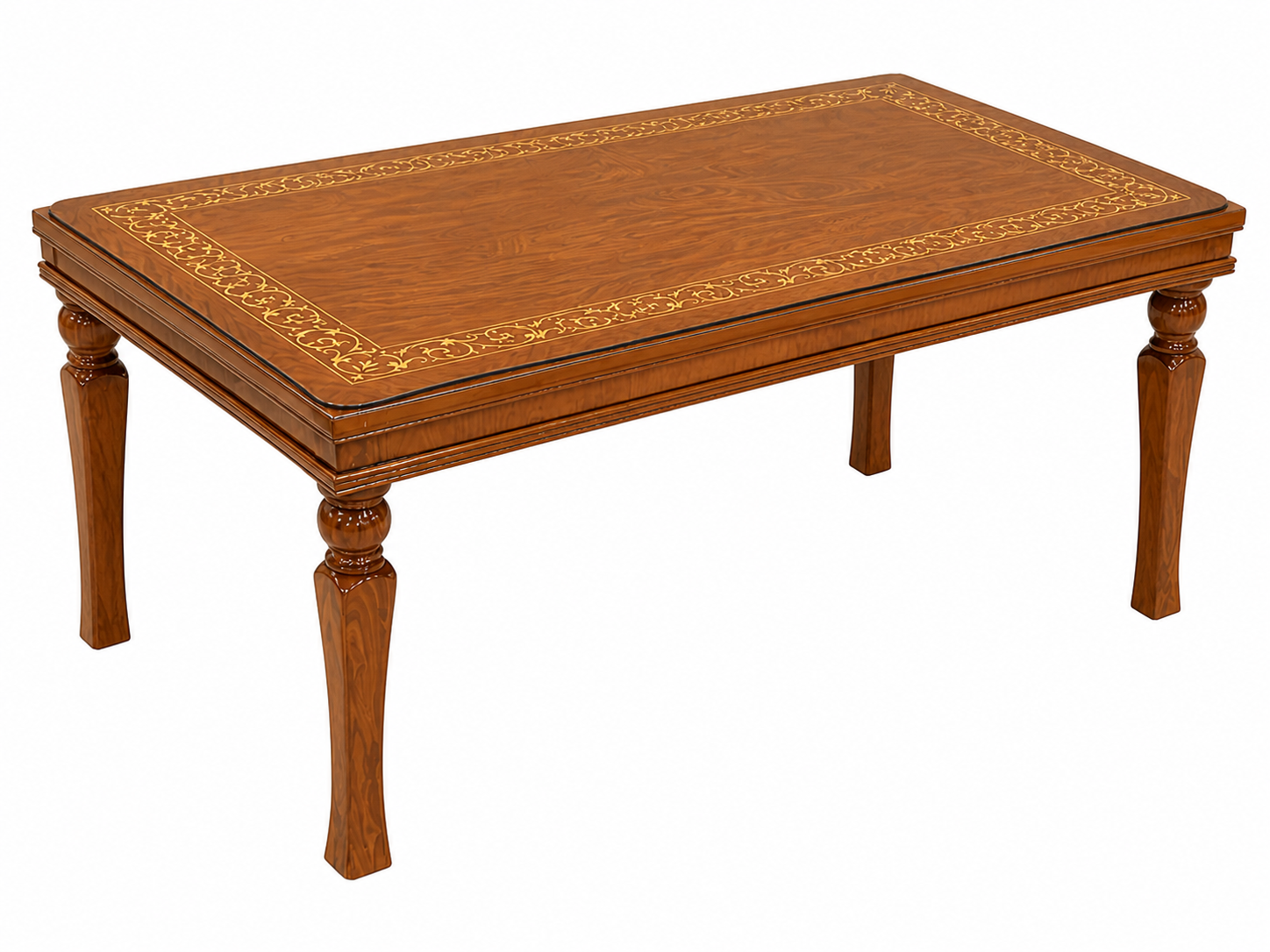 Luxury Solid Wood Dining Table with Handcrafted